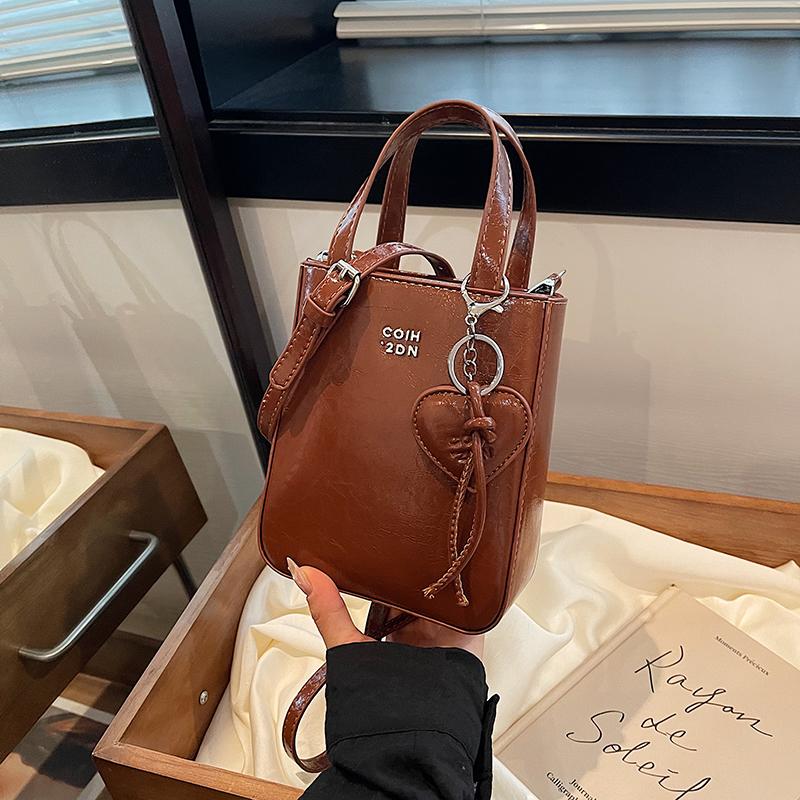 Винтажные красные мини-сумки через плечо для женщин — фото 4