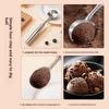 Stainless steel ice cream spoon, ice cream magic tool, self-melting long-handled ice cream spoon, fruit scoop ball