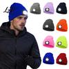 Hands Free LED Hat for Daily Life Knitted with Detachable Light Rechargeable Warm Winter Cap Outdoor Sports Built in Flashlight Safety Illumination