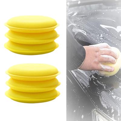 Mirhua Car Wash Sponge , Diameter 3.9 Inches (10 Cm), Round Applicator, Polishing