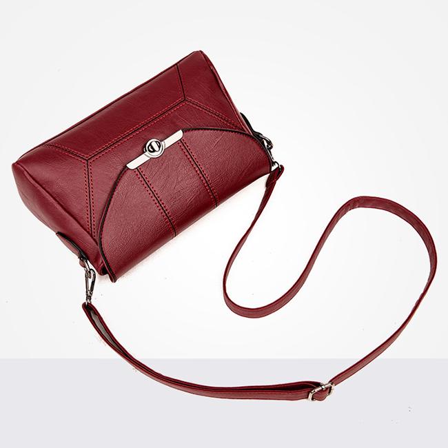 2025 New Fashion Shoulder Bag Soft Leather Waterproof Messenger Bag Leisure Commuter Versatile Crossbody Bag