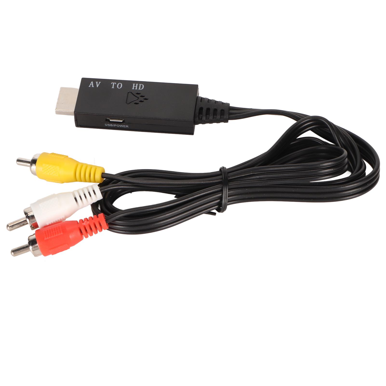 

Преобразователь интерфейса мультимедиа RCA в HD, поддержка выхода HD 720P в 1080P AV в HD Multimedia