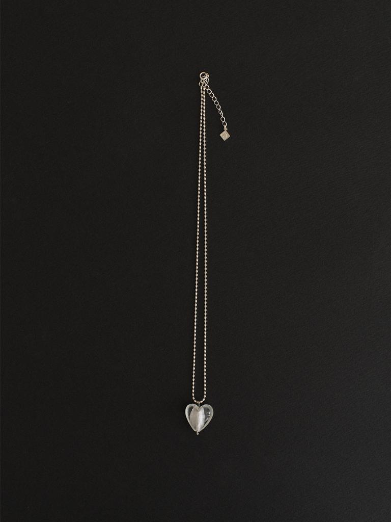 The Part Of [Silver 925] Glass Crack Heart Necklace