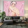 SSuper Sonico Manga Cartoon Tapestry Room Decor Wall Cloth Party Hanging Background Room Decor Baby Room