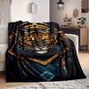 1PC Tiger Head Ornament Blanket - Soft Warm All-Season Throw for Sofa, Bed, Car, Office, Throw For Sofa Yy250916110