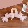 New Fashion Simulation Butterfly Hair Clips Women Elegant Clip Crab Bow Ponytail Hair Headdress I6J0