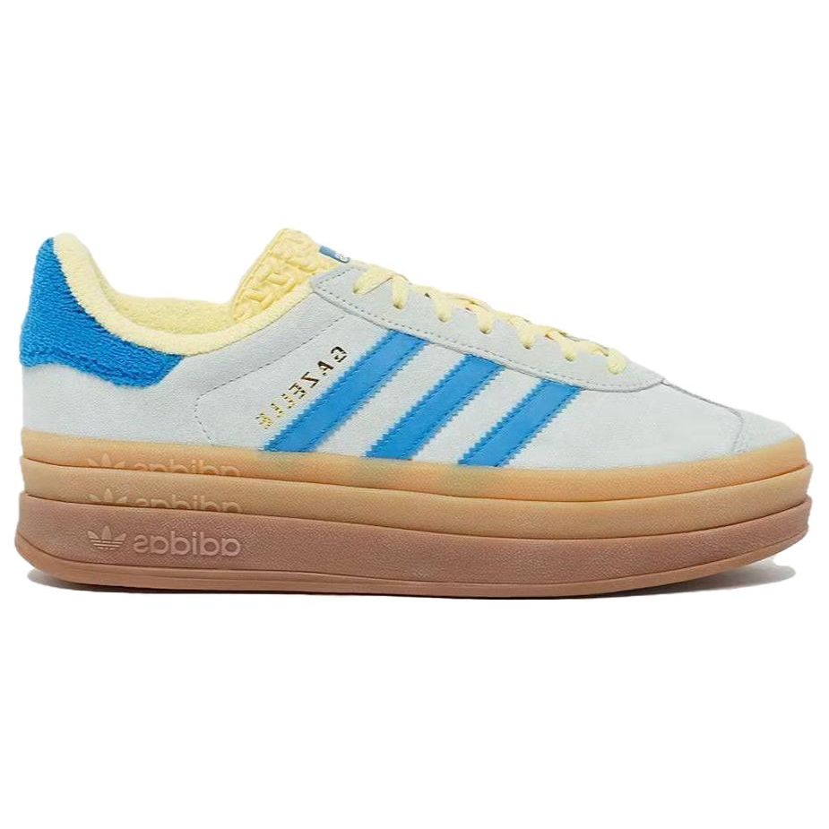 adidas  Gazelle Bold Almost Blue Yellow Women Sneakers Bright-Blue Almost-Yellow IE0430