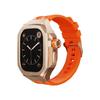 Kit di Modifica di Lusso per Apple Watch Ultra 2/Ultra 49MM Cinturino+Cassa in Acciaio Inossidabile per IWatch Serie 49mm Accessori