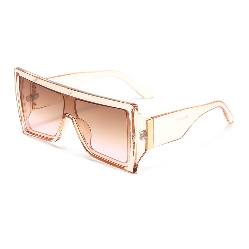 Retro Large Frame Oversized Square Sunglasses - Summer Fashion Collection