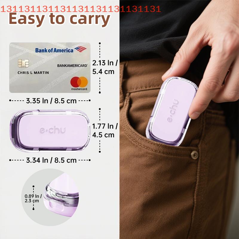 3in1 Medikamentenschneider Präzises Schneiden in Hälfte / Drittel / Viertel Tablettenteiler Organizer Tragbarer Tablettenteiler