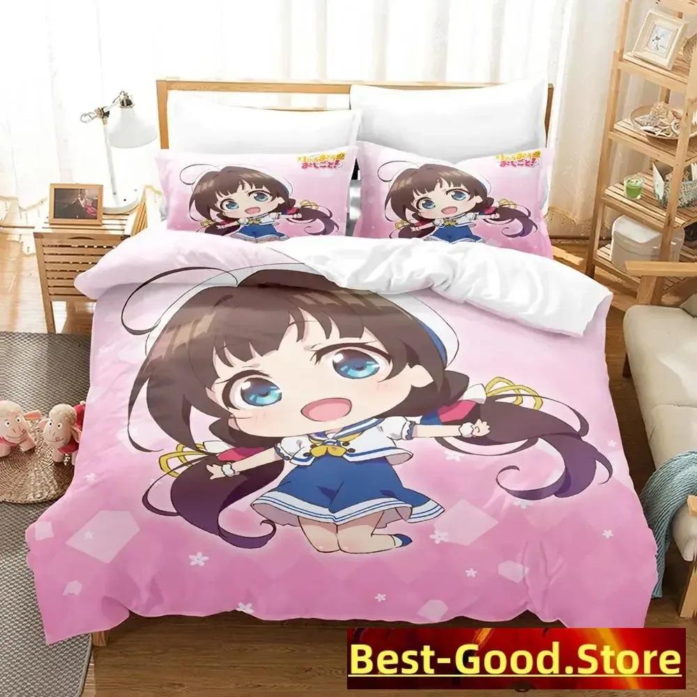 The Ryuo'S Work Is Never Done! Bedding Set Single Twin Full Queen King Size Bed Set Adult Kid Bedroom Duvetcover Sets Anime