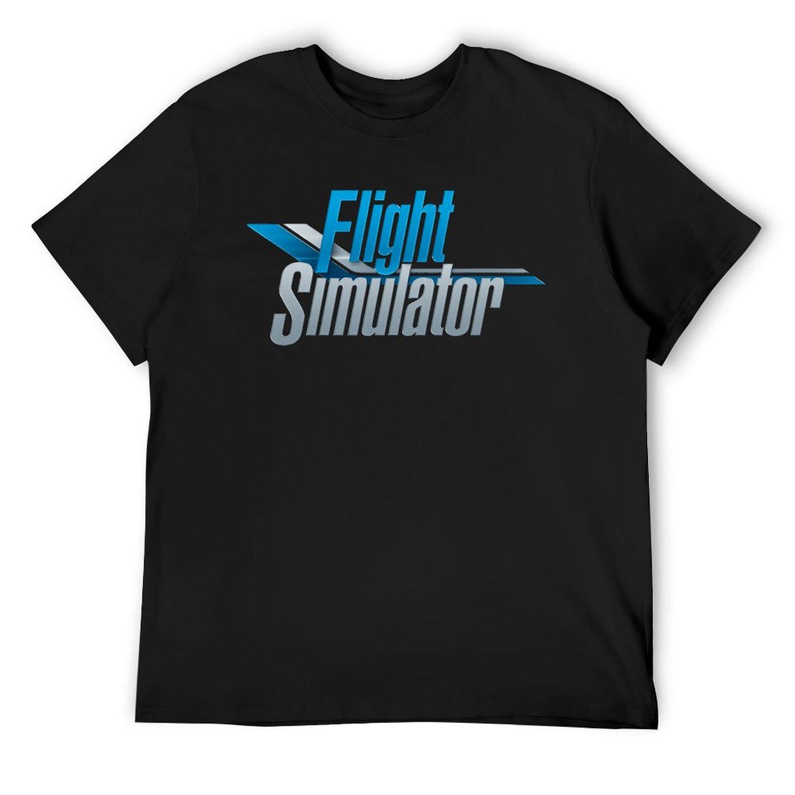 

Flight Simulator 2020 Classic T-Shirt Man t-shirt oversized t shirt basketball graphic tees men t shirts high quality 4XL