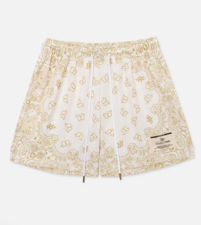 American Casual Mesh Breathable Basketball Shorts - Loose, Four-Point Fitness Jogging Pants