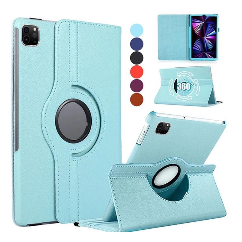 360 Rotation For iPad Case Air Pro MINI 3 4 5 6 7 10th 11th 12th Generation 10.9 10.2 11 12.9 13 Inch Leather Stand Tablet Cover