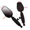 2pcs Foldable Side Rearview Mirrors For 22MM Handlebar Motorcycel Suzuki Yamaha Honda Kawasaki HD E-bike Universal