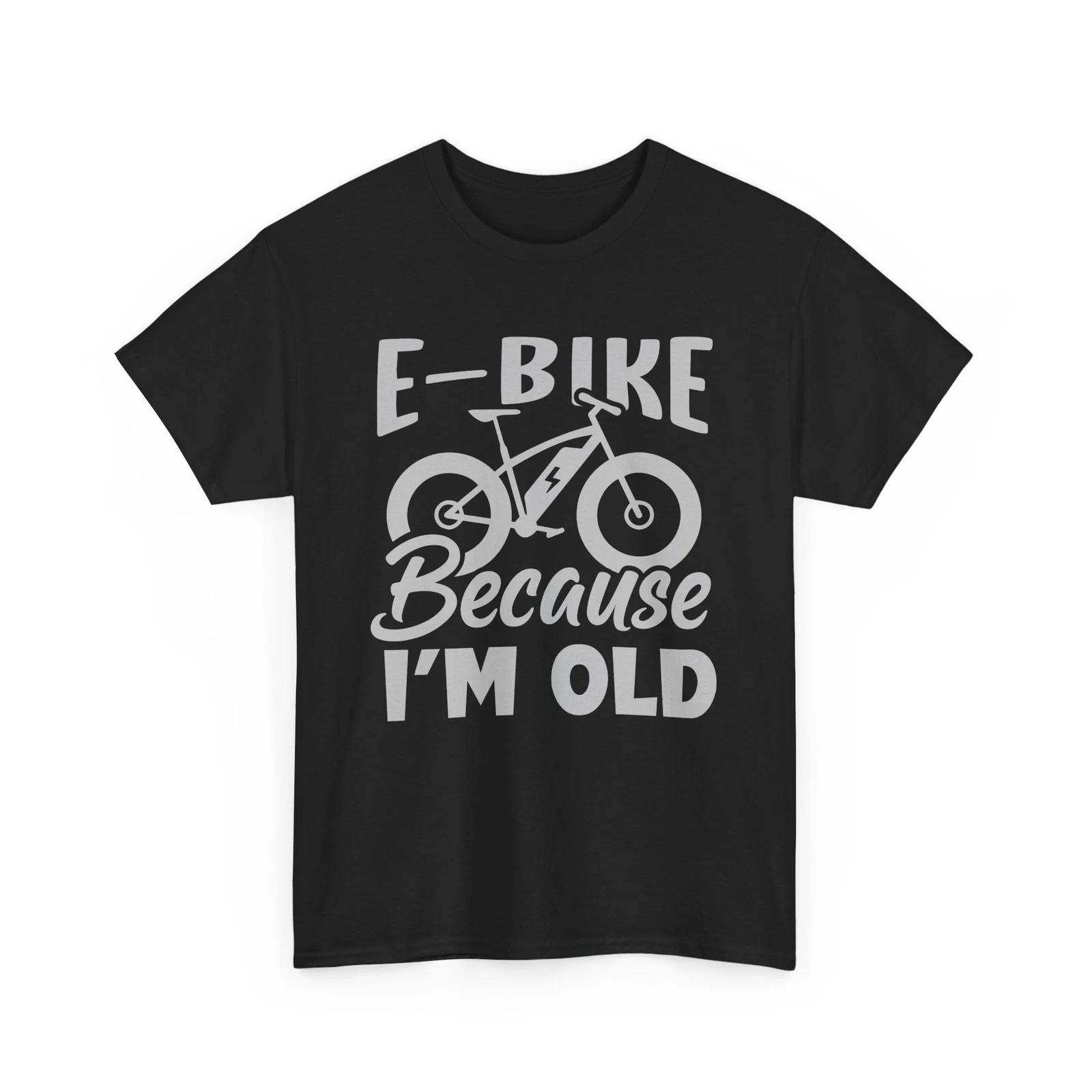 Cyclist T-Shirt | Bicycle Shirt | Saying Ebike t-shirt XL