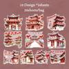 20Pcs/bag Stickers Garden Deep Series Landscape Pattern Making Phone Case Water Cup Sticker Album Diary Handmade Decoration