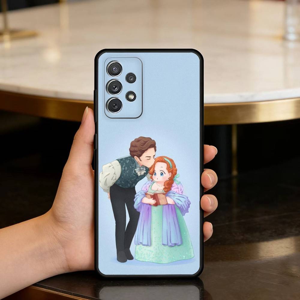 Colin And Penelope Fanart Phone Case For Samsung Galaxy A73,A72,A71,A70,A53,A52,A51,Soft Silicone Black Cover