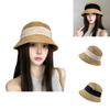 Vintage Cotton Linen Fisherman Hat With Wide Brim Sun Protection For Women Summer Casual Wear