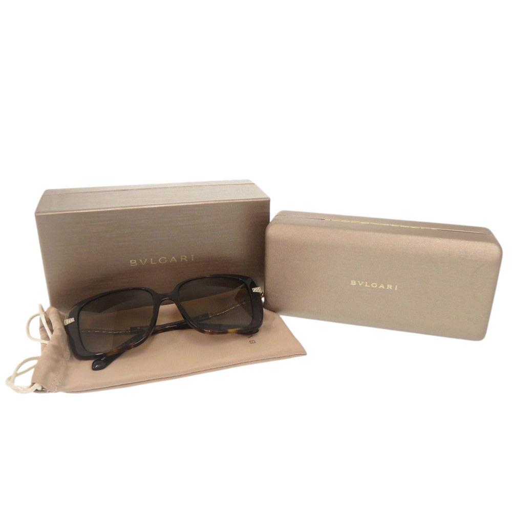 Used AUTHENTIC BVLGARI 8237-B-F Serpentisunglasses Brown plastic/Metal