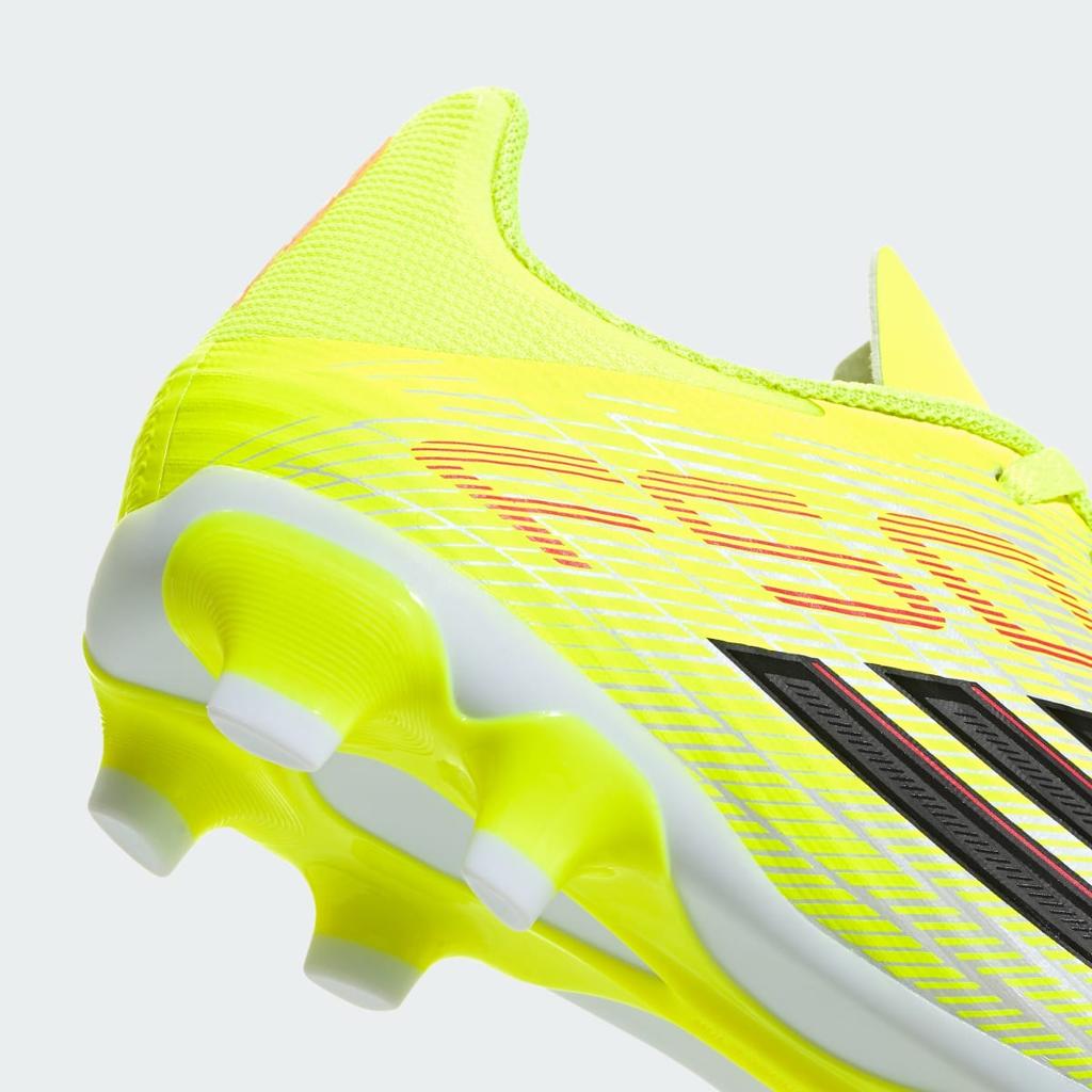 adidas F50 LEAGUE Multi Ground Football Boots Kids JR9022 Kids' Performance Sports Shoes Team Solar Yellow 2 / Core Black / Lucid Red