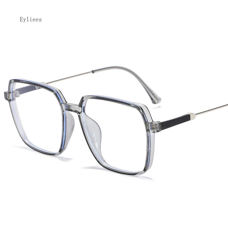 

Оправа для очков от близорукости с блокировкой синего света для мужчин и женщин, оптические очки по рецепту, очки с полной оправой, очки большого размера 0