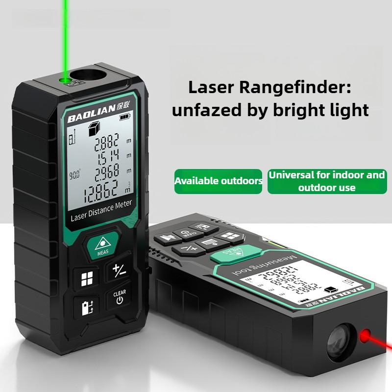 Handheld Laser Rangefinder Portable Digital Measuring Tools High Precision Laser Tape Range Finder Building Ruler Test Tools
