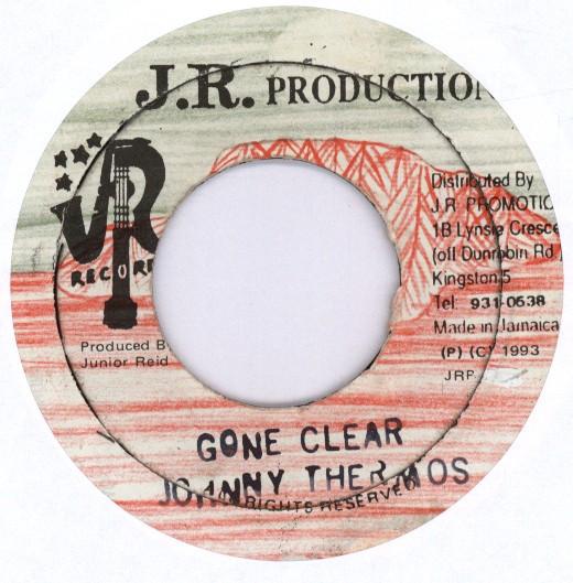 

7inch Record JOHNNY THERMOS - Gone Clear NONE J.R. Production 1993 Jamaica Reggae, Ska & Dub Used