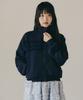 Celitails Frill Track Zip-Up_Navy