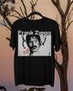 Frank Zappa Chanteur Coton Cadeau Pour la Famille Noir Toutes Tailles T-shirt Unisexe