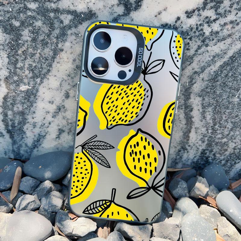 

Color Fruits Banana Strawberry Phone Case For iPhone 14 13 12 11 Pro Max 13 Mini 16 15 Pus Pro Max Shockproof Laser Back Covers iphone 13 mini
