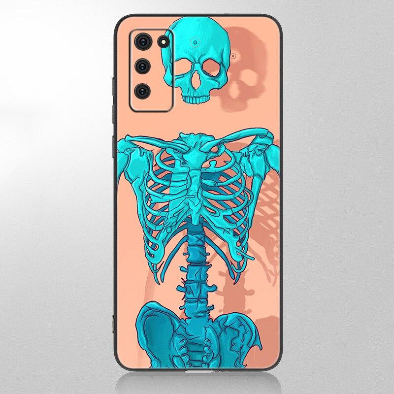Medical Human Organs Brain Meridian Kidney High Case For Samsung Galaxy A12 A02S A22 A32 A52 A72 A71 A51 A41 A31 A21 A11 A50 A70