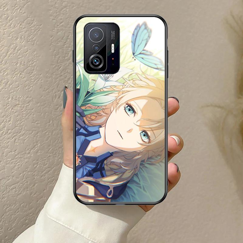 Albedo Genshin Impact Funda For POCO F5 F3 M5s C40 F4 GT X3 X4 X5 Pro Case For Xiaomi 12 13 Lite 11T 12T Pro 12X