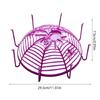 4Pcs Halloween Spiderweb Basket Candy Bowls Hand Grabbing Candy Holder Party Dining Table Candy Stand Fruit Plate