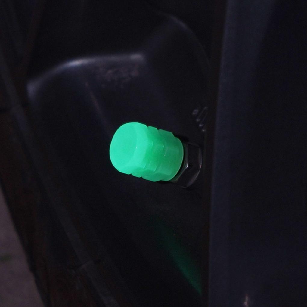 Automotive Tire Valve Cap Universal Waterproof Reusable Washable Detachable Anti-corrosive Luminous Caps Accessories