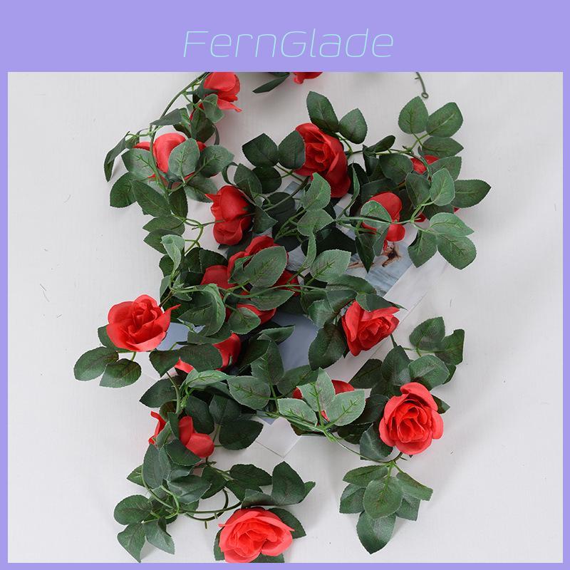 Rose Flower Garland With Silk Flowers For Wedding Decor And Outdoor Events
