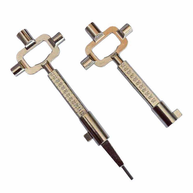 Lock Body Wrench & Measurement Tool for Door & Window Maintenance and Inspection