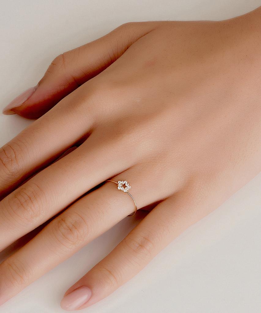 Helene Jewelry 14K Talisman Star Miss Ring (Type B)