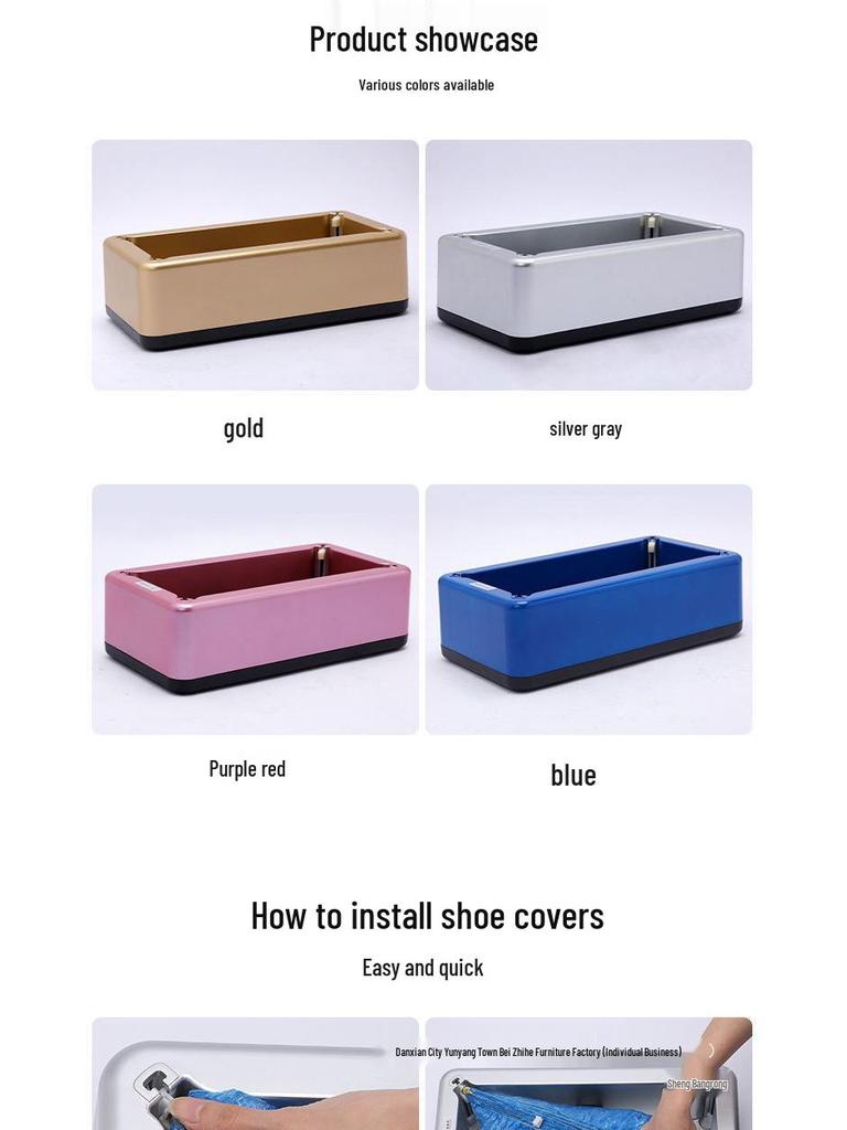Shoe Cover Machine: Fully Automatic Smart Disposable Indoor Step-On Film Sleeve Foot Cover