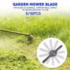 5/10pcs Blades Grass Trimmer Garden Lawn Mowers Multiple