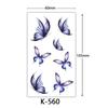 Small Fresh Tattoo Sticker, English, Alphabet Flower Butterfly Sketch Line, Waterproof Tattoo Sticker Tattoo