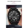 New Fashion Multifunctional Chronograph Waterproof Quartz Watch Three Eyes Sports Watch Calendar Watch