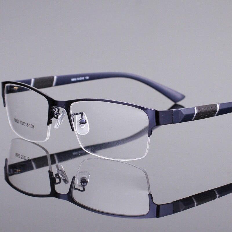 

Trendy Half-frame Hanging Silk Anti-blue Light Glasses for Men Business Myopia Eyewear Stylish & Comfortable