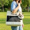 Large Capacity Pet Carrier Bag Soft Breathable Portable Pet Bag Pet Tote Bag  Daily Walking