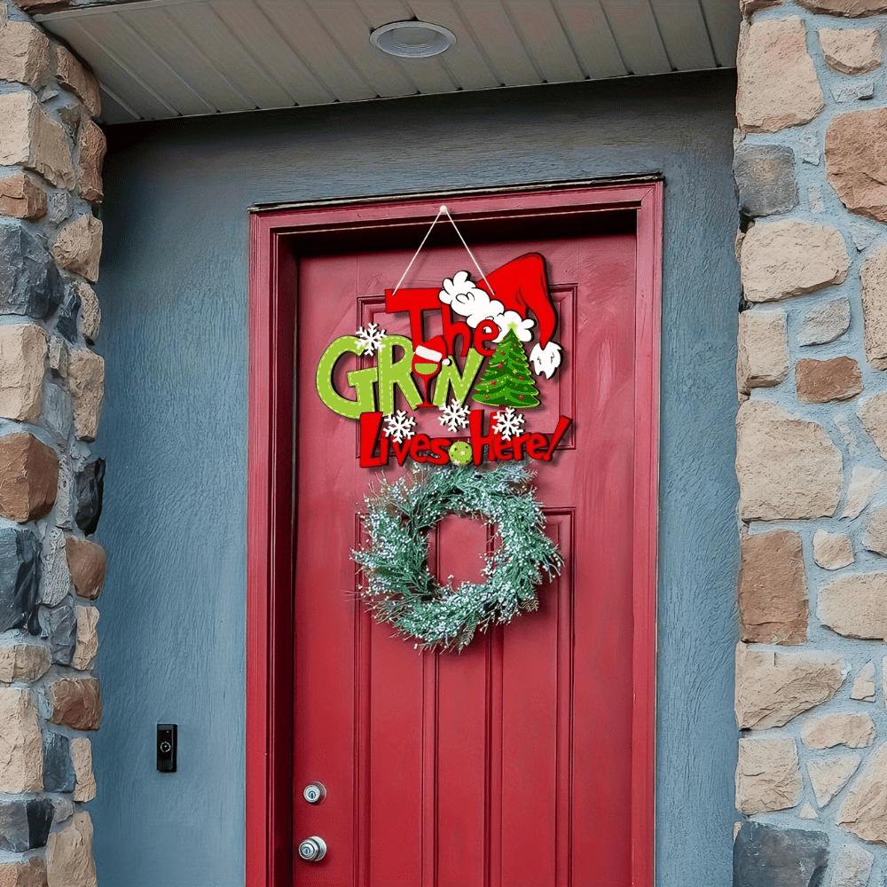 

Metal Wall Art Christmas Decor Snowflake Tree Hat Hanging Ornament for Home Festival Gift TY6802