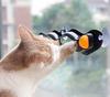 Katzenspielzeug Schienenspielzeug Ball Saugnapf für Fenster Katzenspielzeug Mobile Spielzeug Schiene Tischtennis
