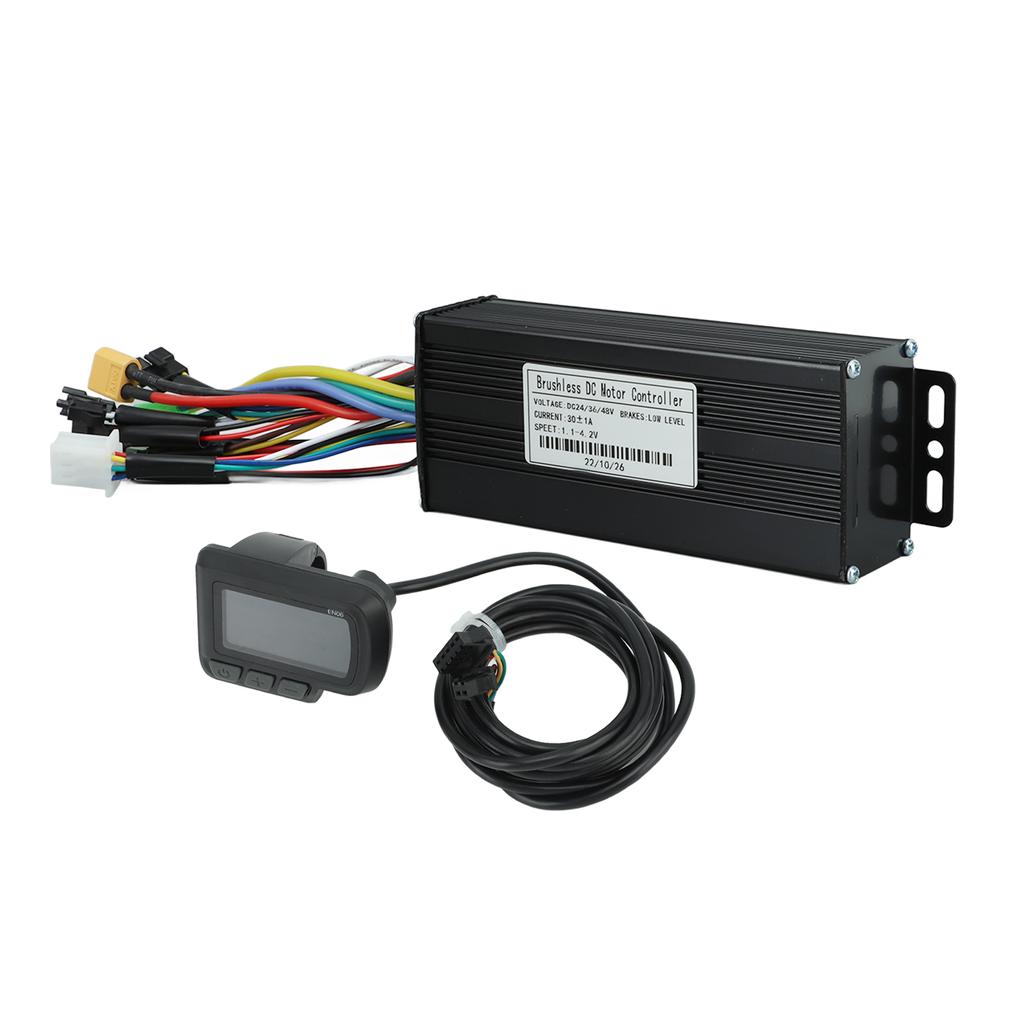 24V 36V 48V 1000W‑1500W 30A 3 Mode Sine Wave Controller LCD Display Kit for Electric Bike Scooter