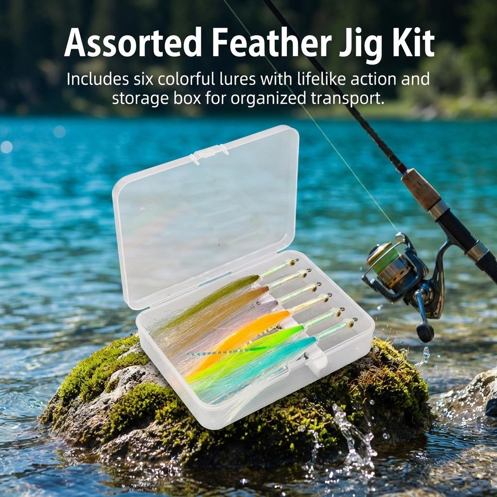 Fly Fishing Lure Baitfish Streamer with Weave Tube and Ribbon Design for Trout Bass