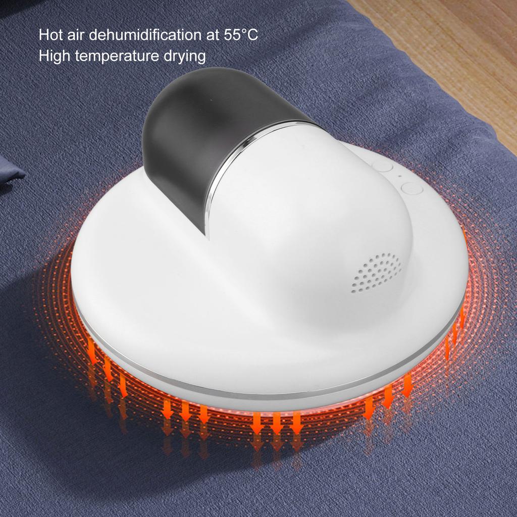 Bed Vacuum Cleaner 14Kpa Suction Intelligent Automatic Cordless Handheld Allergen Vacuum with UV for Hair Dust Removal