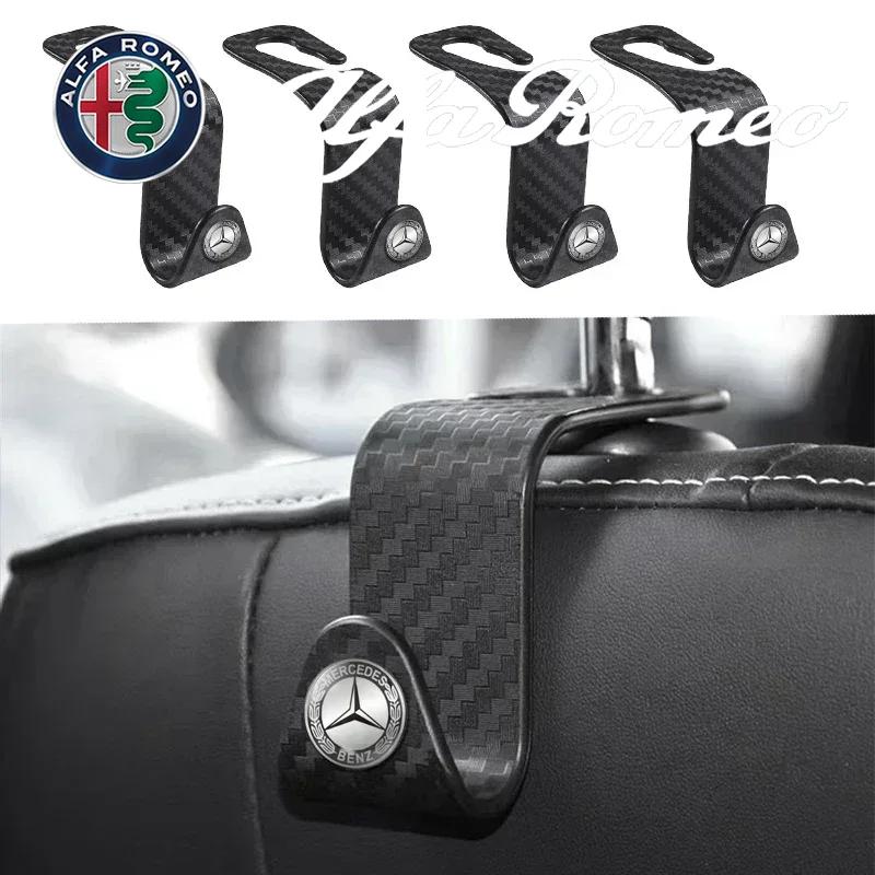 Car Seat Hooks Headrest Storage Hanger Car Interior Hanging Hook For Mercedes Benz AMG A B C E S class GLA GLC CLA GLK GLE